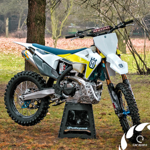 Skid Plate with Pipe Guard Husqvarna 250/300 MY2020-2023