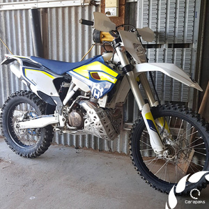 Skid Plate with Pipe Guard Husqvarna 250/300 MY2013-2016