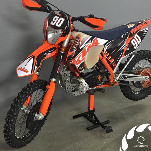 Aluminiowa osłona silnika i wydechu dla KTM 250/300 MY2013-2016