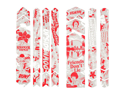 AMS Frame Guard Stickers - Stranger Things Series