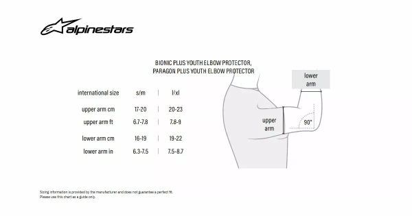 ALPINESTARS BIONIC Elbow Protector YOUTH Junior