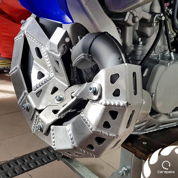 Aluminiowa osłona silnika i wydechu dla Yamaha YZ250 MY1999-2025