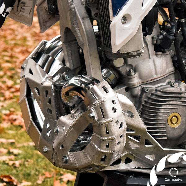 Skid Plate with Pipe Guard fits TM Racing 250 / 300 2019-2021