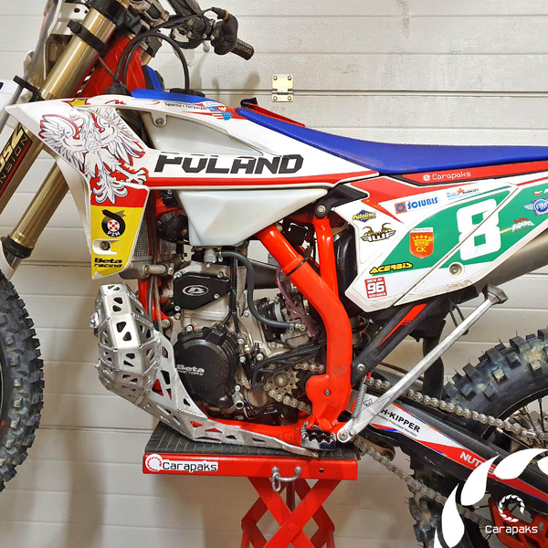 Aluminiowa osłona silnika i wydechu dla BETA RR 250/300 MY2021-2022