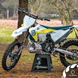 Aluminiowa osłona silnika i wydechu dla Husqvarna 250/300 MY2020-2023