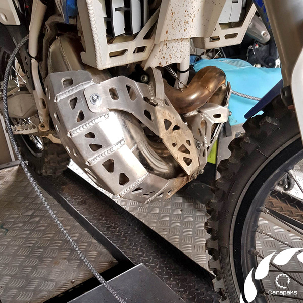 Aluminiowa osłona silnika i wydechu dla Husqvarna 250/300 MY2013-2016