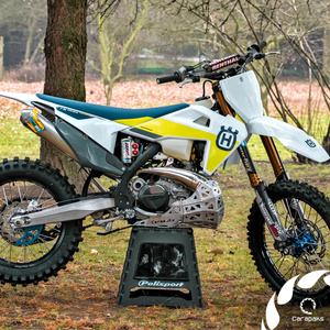 Skid Plate with Pipe Guard Husqvarna 250/300 MY2020-2023