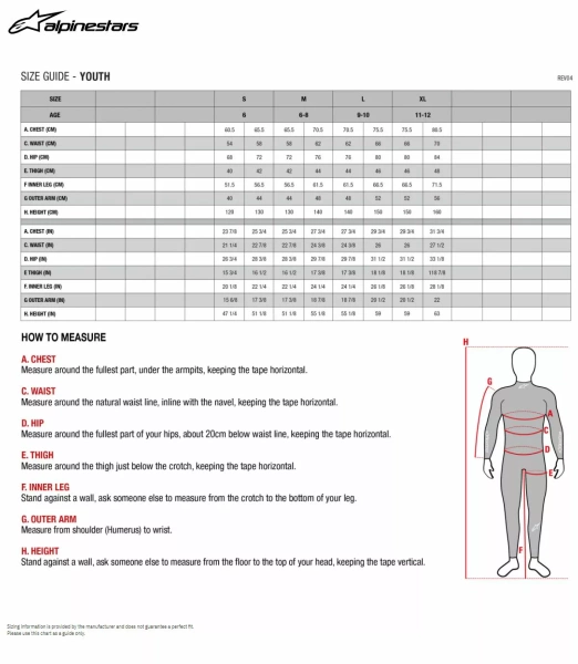 ALPINESTARS Zbroja dziecięca junior Bionic V2