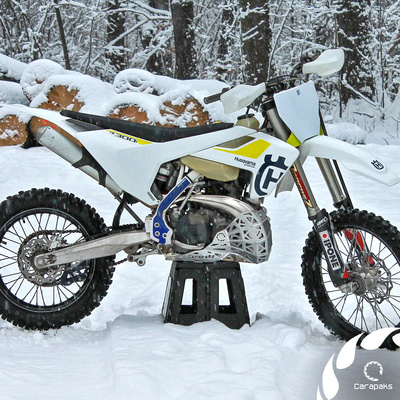 Skid Plate with Pipe Guard fits Husqvarna 250 300 2017-2019