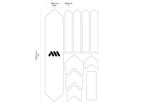 AMS Frame Guard Stickers - Single Color Series