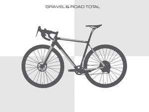 AMS Ochrona ramy naklejki Gravel Series
