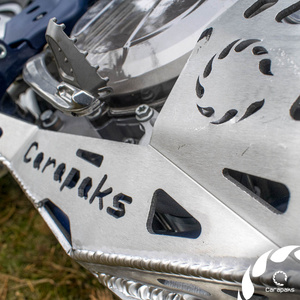 Aluminiowa osłona silnika i wydechu dla Husqvarna TE 150 MY2020-2023