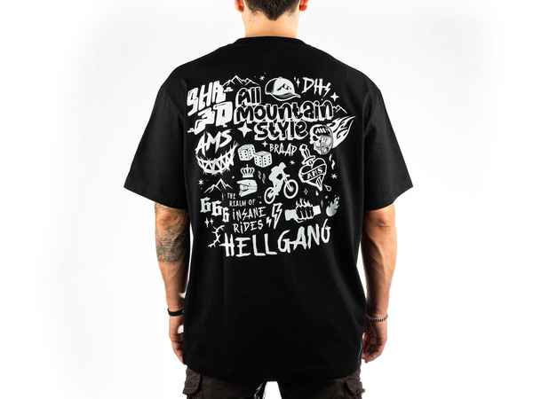 AMS T-Shirt HELL GANG OVERSIZE
