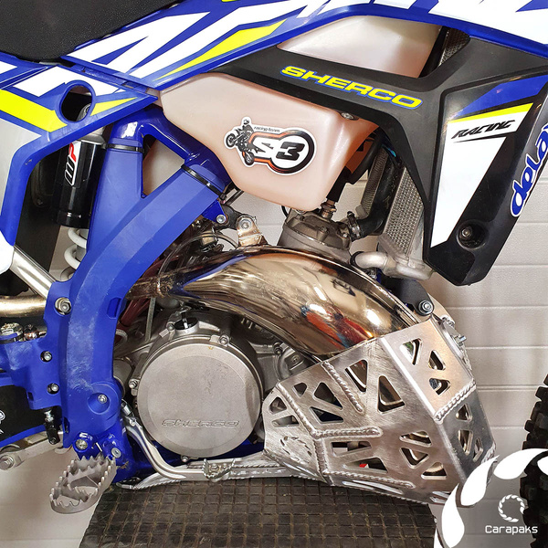 Aluminiowa osłona silnika i wydechu dla SHERCO 125 MY2013-2025