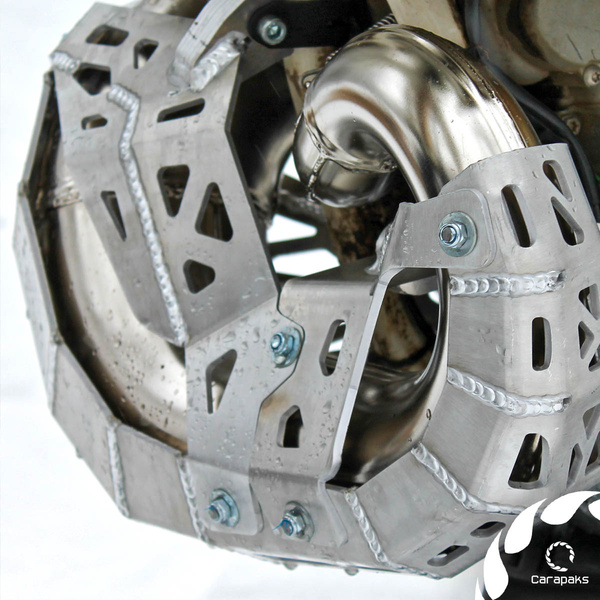 Aluminiowa osłona silnika i wydechu dla Husqvarna 250/300 MY2017-2019