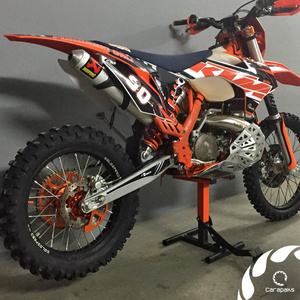 Aluminiowa osłona silnika i wydechu dla KTM 250/300 MY2013-2016