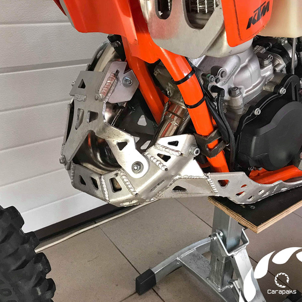 Skid Plate with Pipe Guard KTM 125/150 MY2013-2016