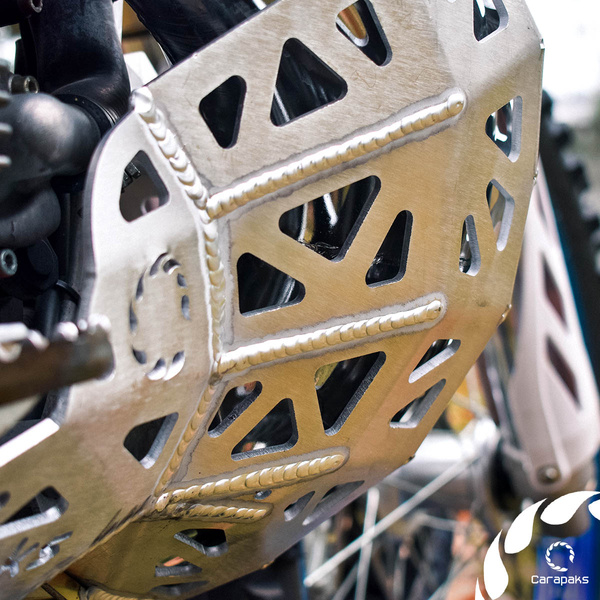 Skid Plate with Pipe Guard fits TM Racing 250 / 300 2019-2021