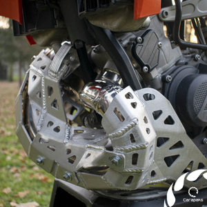 Skid Plate with Pipe Guard fits KTM 150 2020-2023